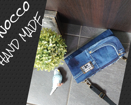 専用*No.29 デニムリメイク【お財布付きバッグ・フリル付き長財布】 専用*No.29 デニムリメイク【お財布付きバッグ・フリル付き長財布】