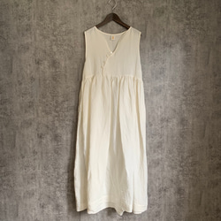 バンブーリネンサマードレス Bamboo linen summer dress 1枚目の画像