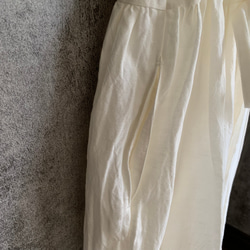 バンブーリネンサマードレス Bamboo linen summer dress 7枚目の画像