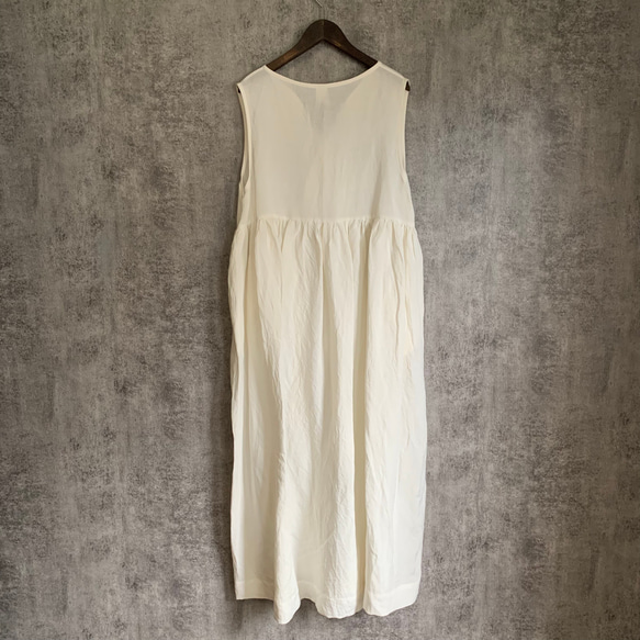 バンブーリネンサマードレス Bamboo linen summer dress 5枚目の画像