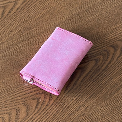 ちょいスリムなミニ財布 ✨アラスカ(ピンク) 4枚目の画像