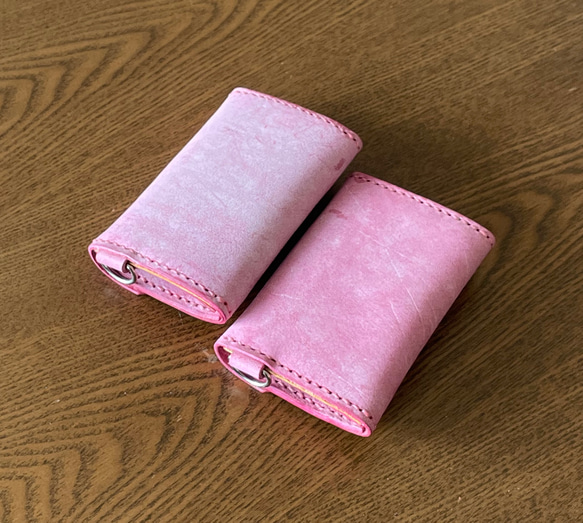 ちょいスリムなミニ財布 ✨アラスカ(ピンク) 6枚目の画像