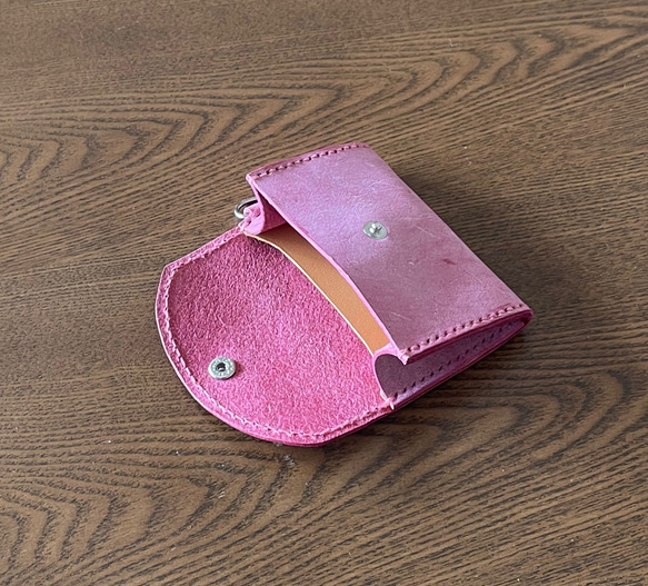ちょいスリムなミニ財布 ✨アラスカ(ピンク) 2枚目の画像