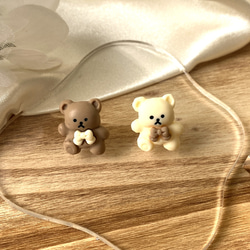 裏も可愛い♡スイーツクマピアス 楽天市場】【期間限定10％OFFクーポン】 うさぎ くま ピアス