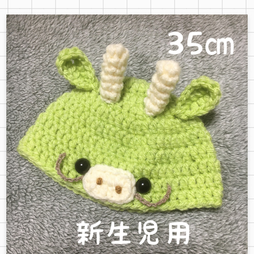 2024年辰年❤️タツの帽子❤️新生児用❤️ニューボーンフォト 帽子 