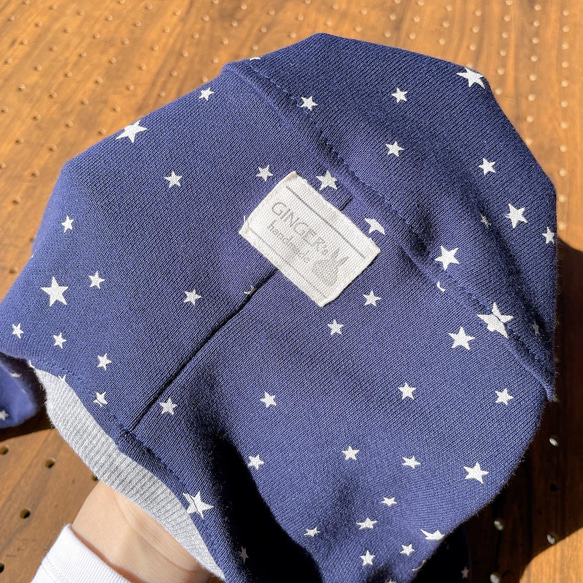 【DOGwear】houndサイズ：星空ロンパース（ネイビー） 3枚目の画像