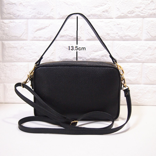 ☆日本製☆牛革☆スクエア・フォルム☆2WAY☆斜め掛けショルダー  