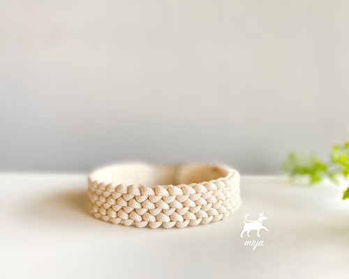 受注制作 パラコード首輪 リード・首輪 M IYA 通販 16425159｜Creema