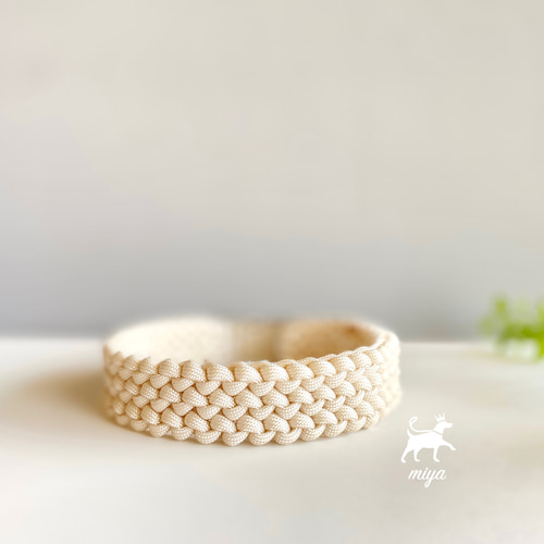 受注制作 パラコード首輪 リード・首輪 M IYA 通販 16425159｜Creema