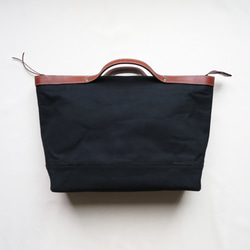 Paraffin canvas  totebag 「advantage」BLACK 3枚目の画像