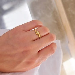 京都結婚指輪 18金【 蛇 結婚指輪】 両目ダイヤ  2本組 K18マリッジリング   おしゃれ結婚指輪  蛇結婚指輪 9枚目の画像