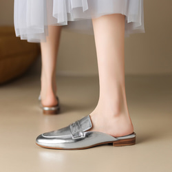 23 新款女士真皮鞋通勤步行鞋涼鞋高跟鞋 21.5 厘米-26 厘米 3 色 #801⭐免運費⭐ 第19張的照片