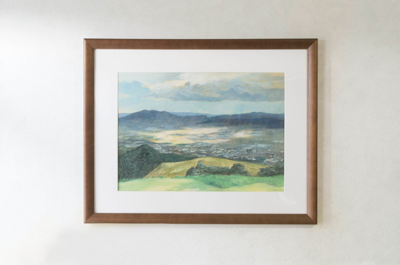 貴美子油彩画 ≪国美協≫TOMOYUKI・友之、『紺碧の富士山』、油彩画、F6号：40