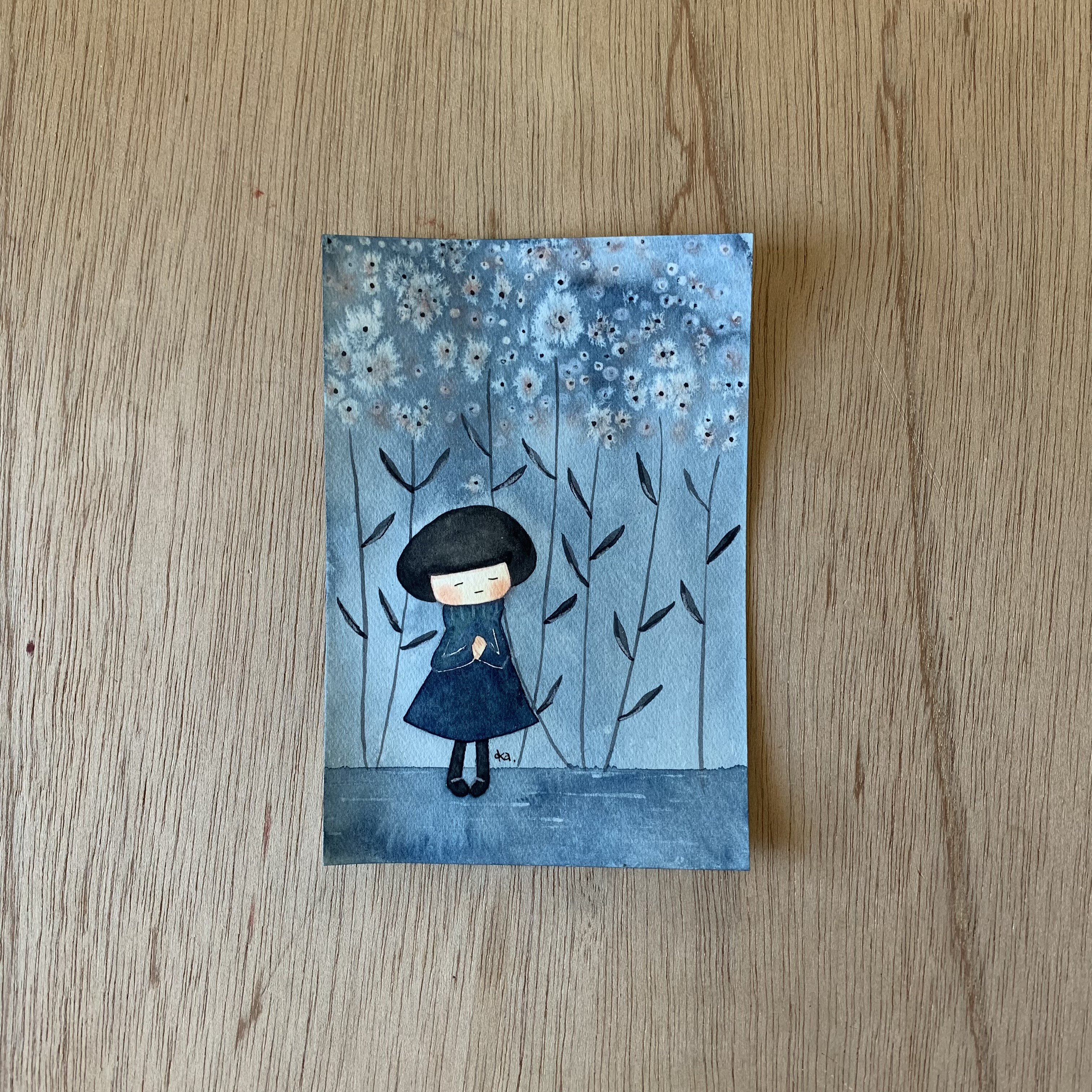 「私の願い」　原画　送料無料