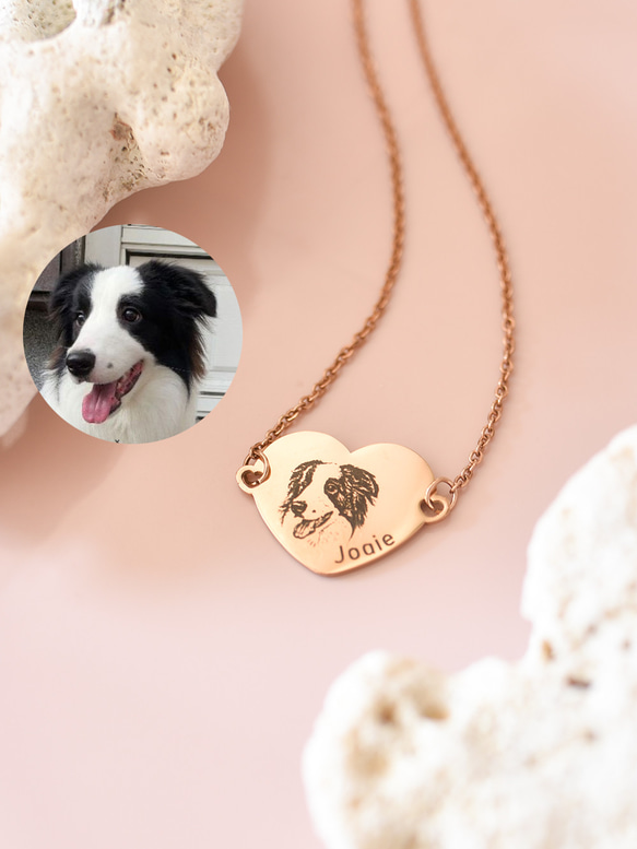 受注製作 【愛犬の顔で作る世界に一つのペンダント】ネックレス