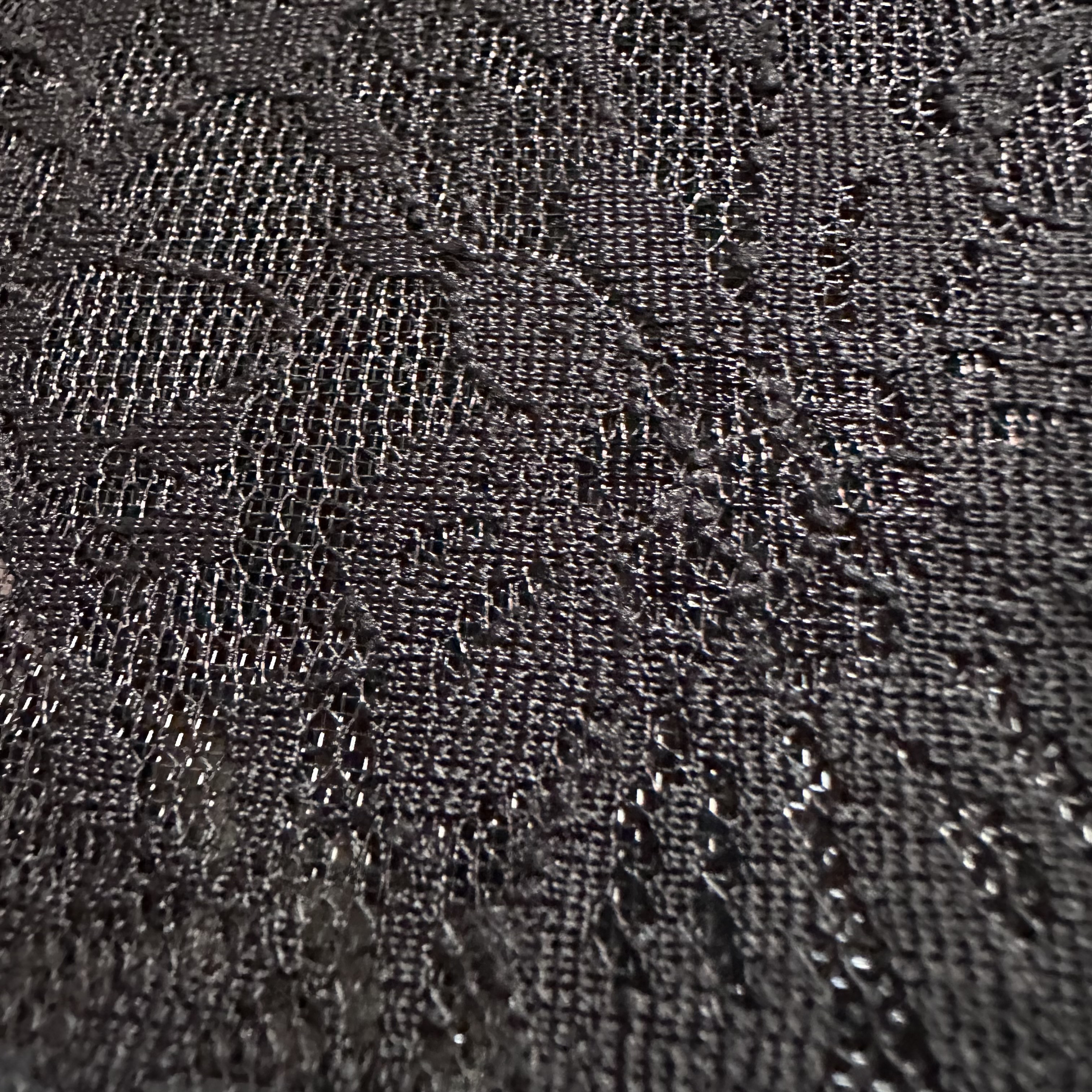 ブラックメッシュトート （ブラックメッシュ x ブラックレースメッシュ）