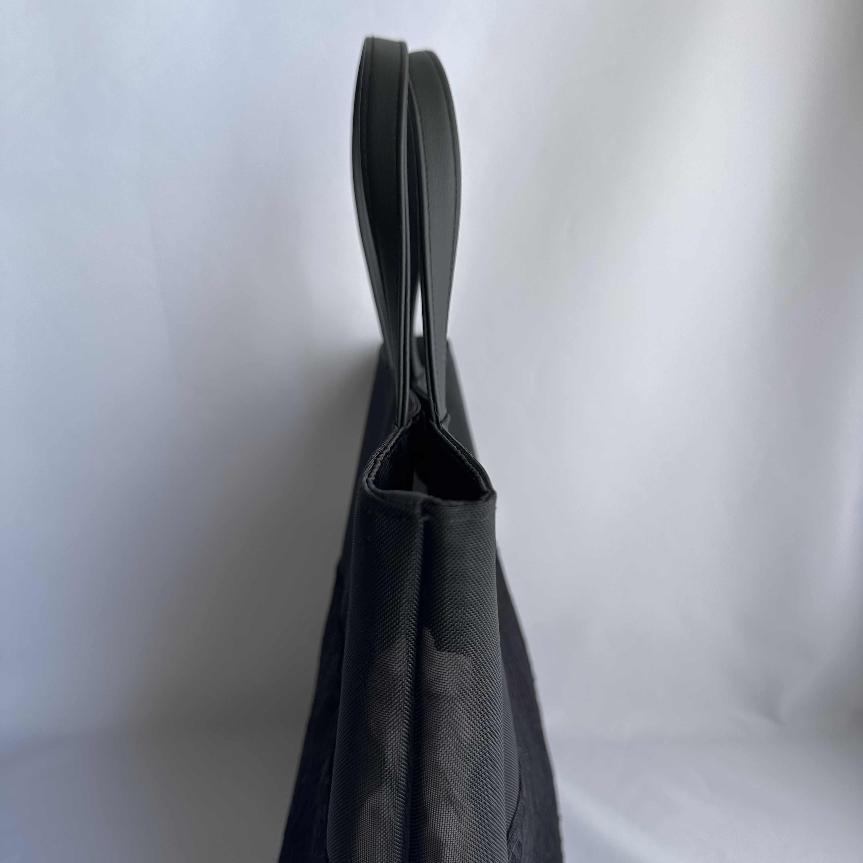 ブラックメッシュトート （ブラックメッシュ x ブラックレースメッシュ）