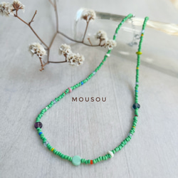 オリジナルビーズネックレス　ハンドメイド　カスタム可能 2ca60fb13d07bcf0bbba3f0d84fe2a