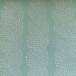 スツール　北欧風　木製　来客用チェア　『ロープグリーン×ピンク』 4枚目の画像