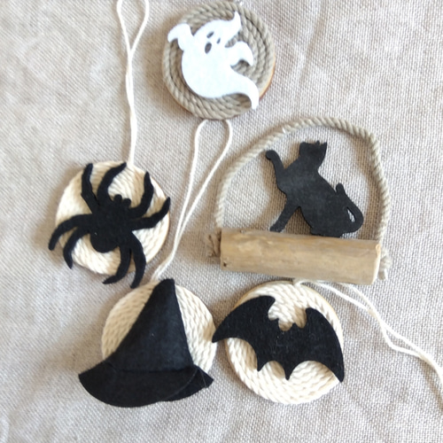 ハロウィンオーナメント ハロウィン  雑貨 小物 飾り 秋  manata ハロウィンオーナメント 雑貨 インテリア オーナメント 飾り