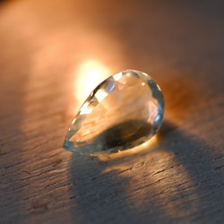 アクアマリン＊ペアシェイプ・カット＊1.30ct＊8.8×6.0mm＊BEA-006 4枚目の画像