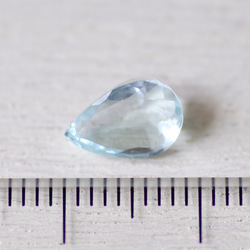 アクアマリン＊ペアシェイプ・カット＊1.30ct＊8.8×6.0mm＊BEA-006 6枚目の画像