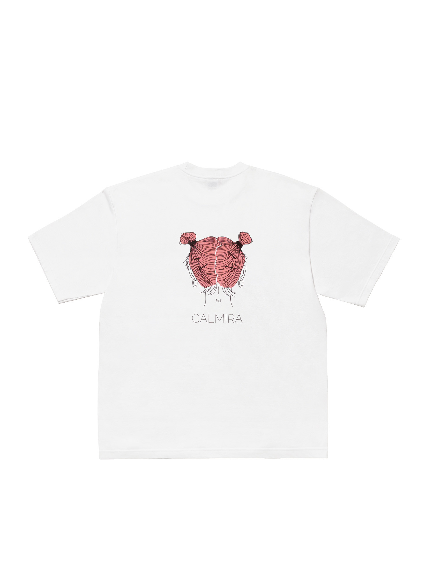 ＣＡＬＭＩＲＡ【No.5】Tシャツ スウェット  ロンT  ビッグシルエット オーバーサイズ  ホワイト 白