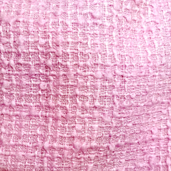 イタリア製シャネルツイード生地 ピンク はぎれ Luxury Fablic 通販
