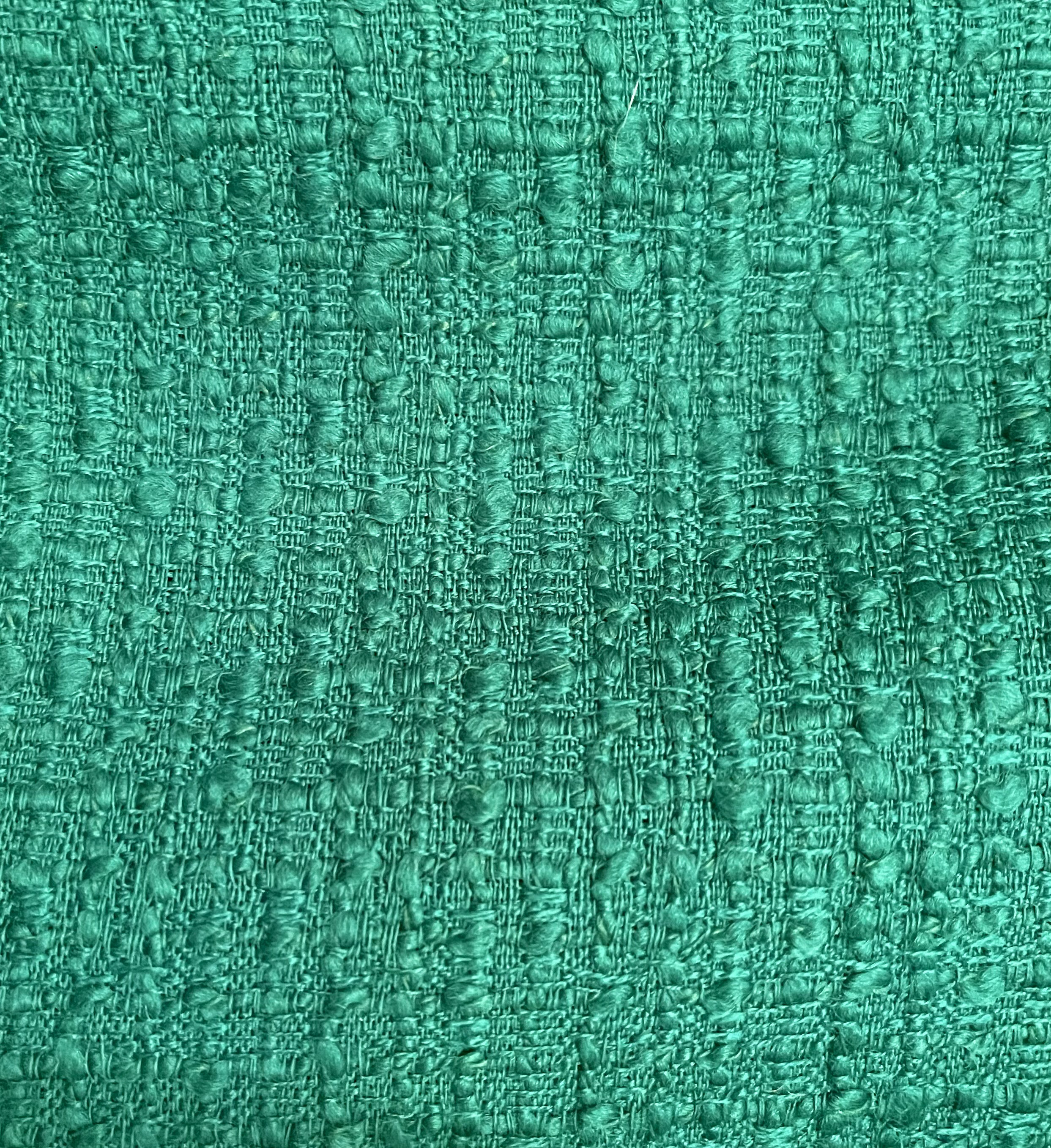 オリーブグリーン シャネル　バレエフラットシューズ ツイード CHANEL