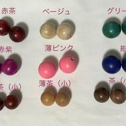 年末セール品　リバティ　リディア　木玉親子がま口ミニ財布　 8枚目の画像