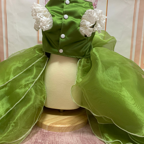 犬猫うさちゃん ティンカーベルのドレス ペット服・アクセサリー