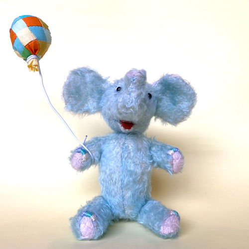 ゾウのぬいぐるみ22cm(座高17cn) ぬいぐるみ kmariko 通販