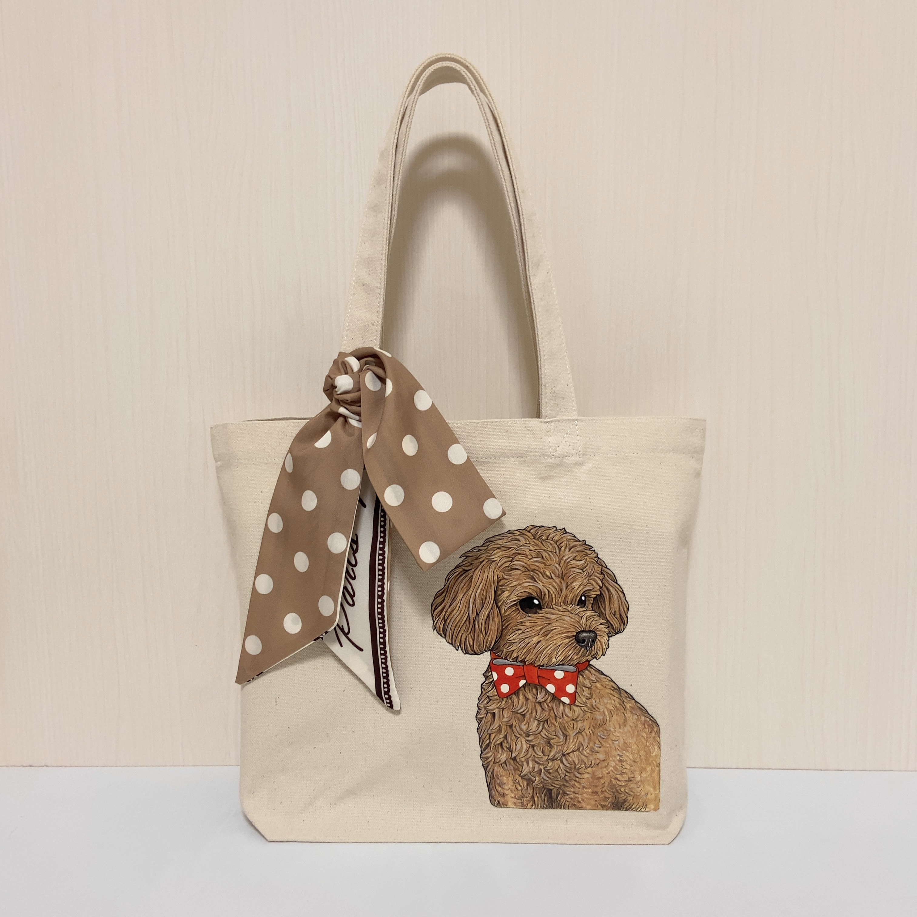 ハンドメイド　パネル　オーダーページ　トートバッグ　ポーチ　トイプードル