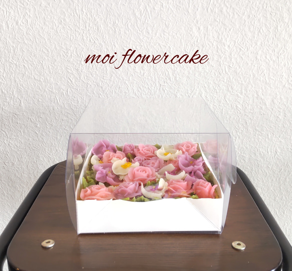【5月6月発送】再販100以上☆あんこのフラワーケーキ(胡蝶蘭&バラ型) 7枚目の画像