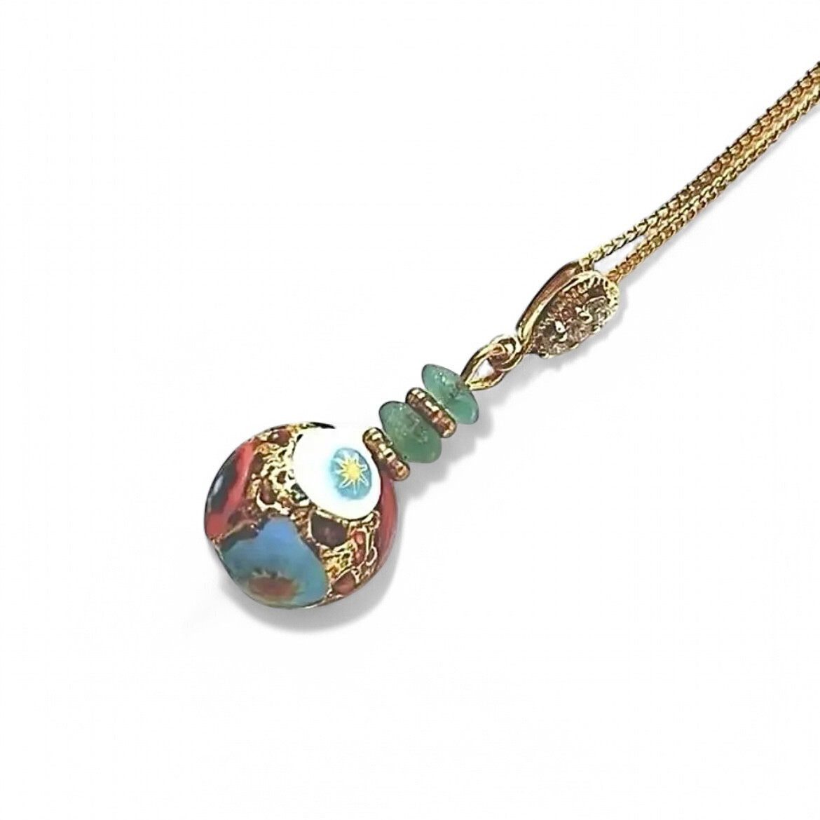 クリムト渦巻きネックレス