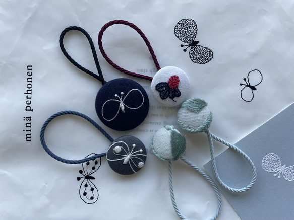 ミナペルホネンハンドメイド ヘアゴム