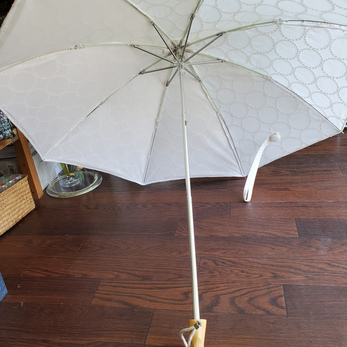 ミナペルホネンハンドメイドUVカット折り畳み日傘収納袋付き 傘・日傘