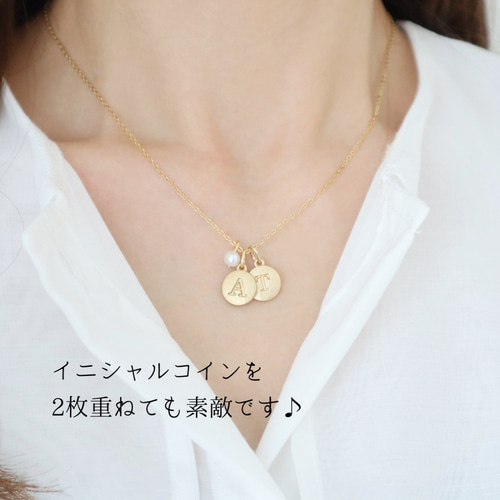 イニシャル・誕生石が選べる》12ヶ月のネックレス ネックレス