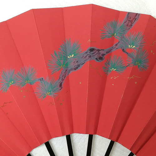 めでたいかざり 「還暦祝い飾り扇ー長寿鶴亀ー」 京扇子 その他アート