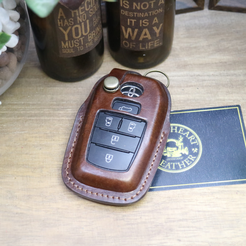 スマートキーケース トヨタ 本革 ヴォクシー ノア 90系 等 欧州