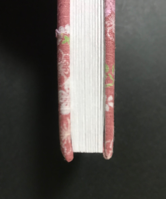 1235. 御朱印帳　『恋桜』　キルト芯使用　11山　46ページ 9枚目の画像