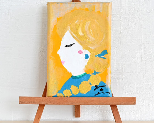 キャンバスプリントoriental girl 絵画 額付き インテリア キャンバスプリントoriental girl 絵画 額付き インテリア