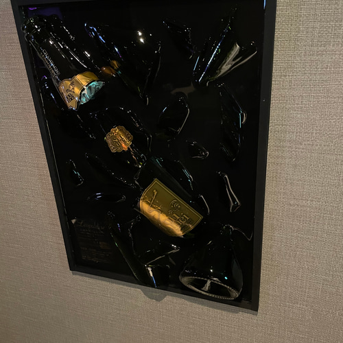 シャンパンボトル クラッシュ アート レジン・樹脂 south_island_sea