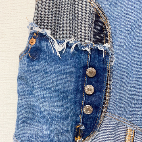 パッチワークデニム リーバイス505 ロングパンツ Concept store