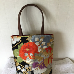 アンズルーム☆ちょっと豪華な トートバッグ☆ハンドバッグ☆着物 帯