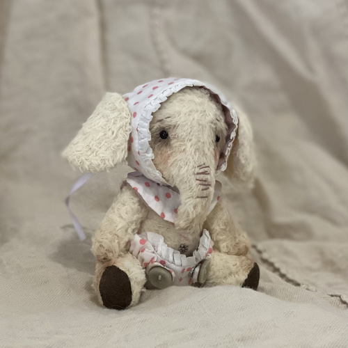elephant baby 象の赤ちゃん 水玉柄セット テディベア ぬいぐるみ NO