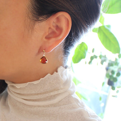 秋季彩色單隻耳環/耳環【日本製造】 第4張的照片
