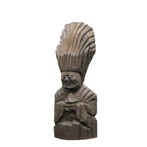 護法神（15cm gh4427）仏像 円空仏 摸刻 木彫 彫刻 円空工房