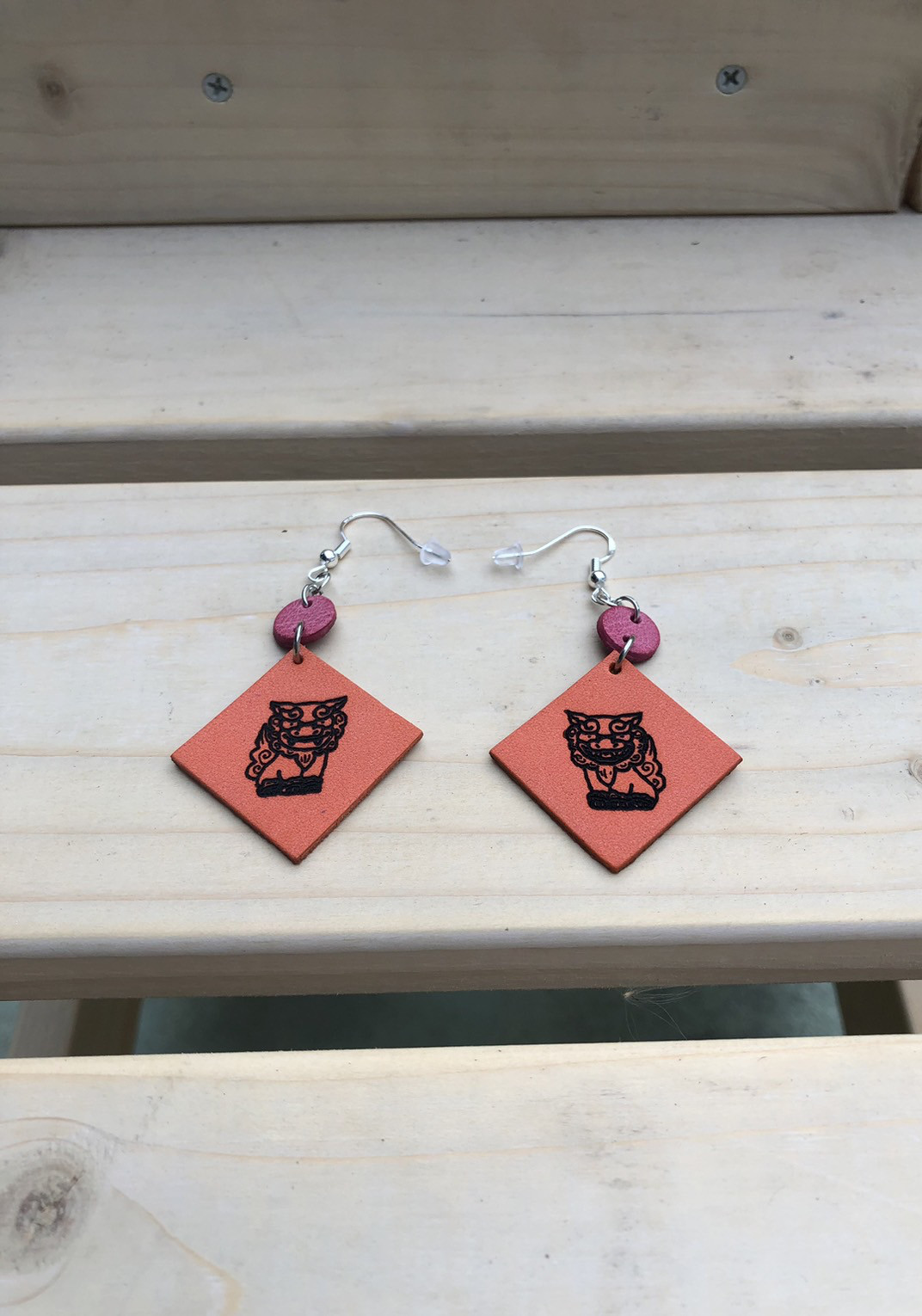 シーサーピアス（オレンジ） シーサーピアス（オレンジ）
