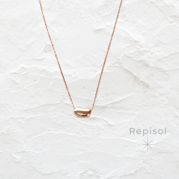 ビーンズ ネックレス チェーン変更可 金属アレルギー対応 /サージカルステンレス ネックレス・ペンダント Repisol 通販 ...